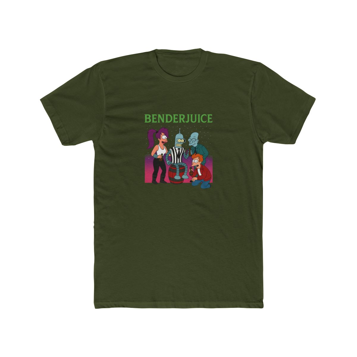 Futurama "BENDERJUICE" Unisex Tee - alternate angle 5, merchandise