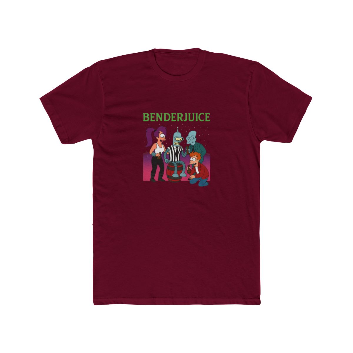 Futurama "BENDERJUICE" Unisex Tee - alternate angle 2, merchandise