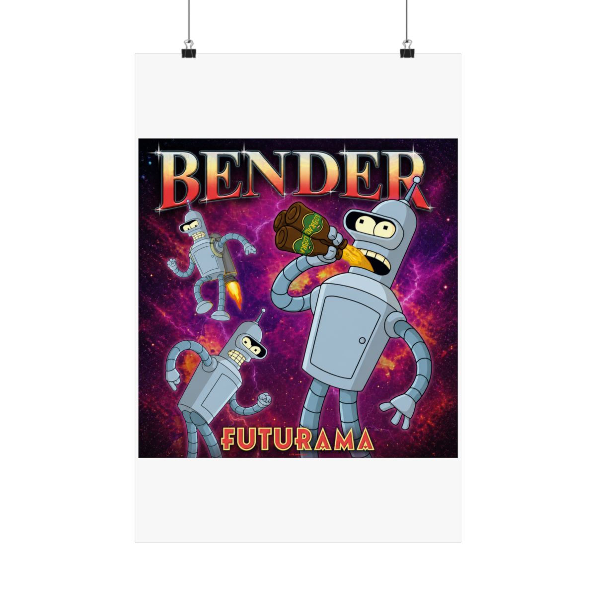 Futurama Poster Bender Heartthrob