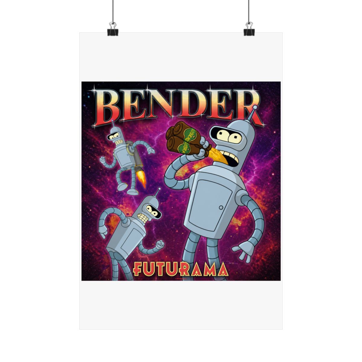 Futurama Poster Bender Heartthrob - alternate angle 5, merchandise