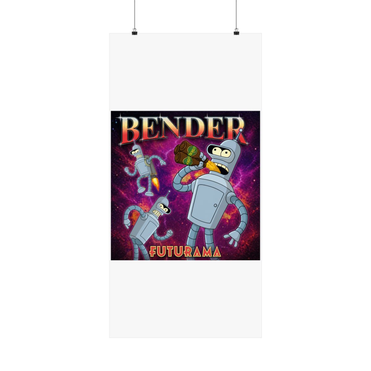 Futurama Poster Bender Heartthrob - alternate angle 1, merchandise
