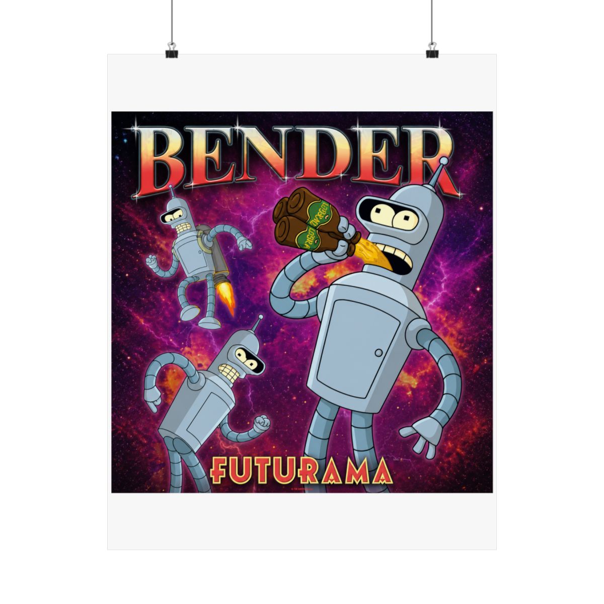 Futurama Poster Bender Heartthrob - alternate angle 2, merchandise
