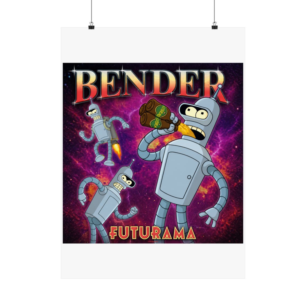 Futurama Poster Bender Heartthrob - alternate angle 3, merchandise
