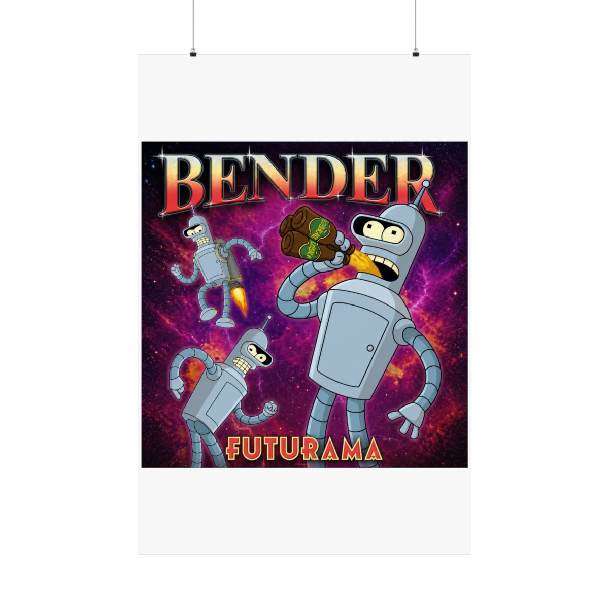 Futurama Poster Bender Heartthrob - alternate angle 2, merchandise