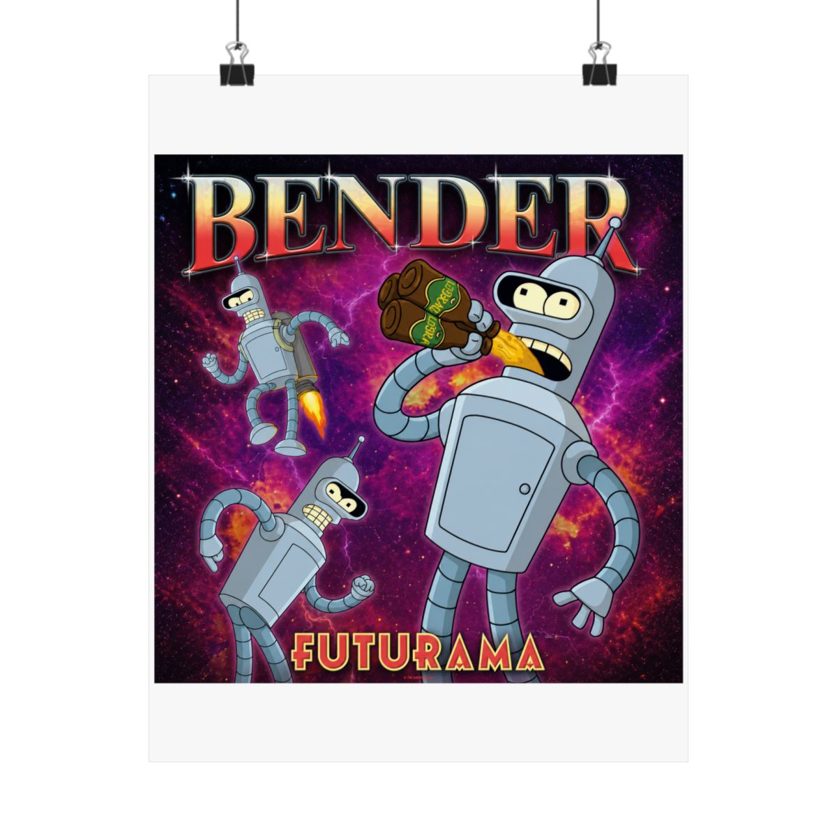 Futurama Poster Bender Heartthrob - alternate angle 5, merchandise