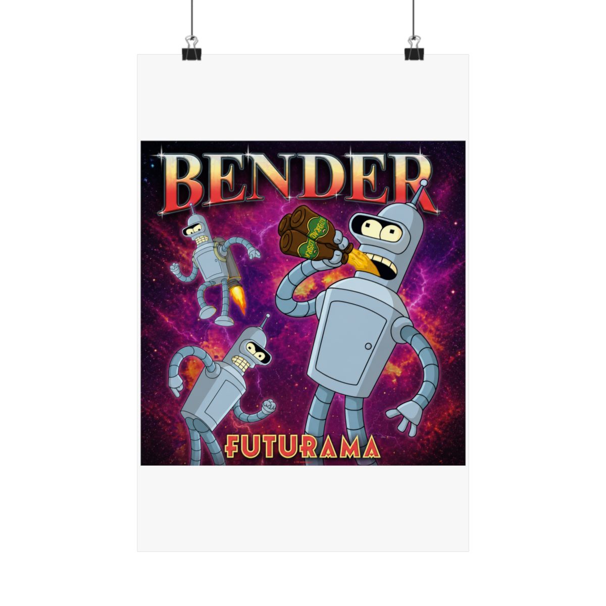 Futurama Poster Bender Heartthrob - alternate angle 4, merchandise