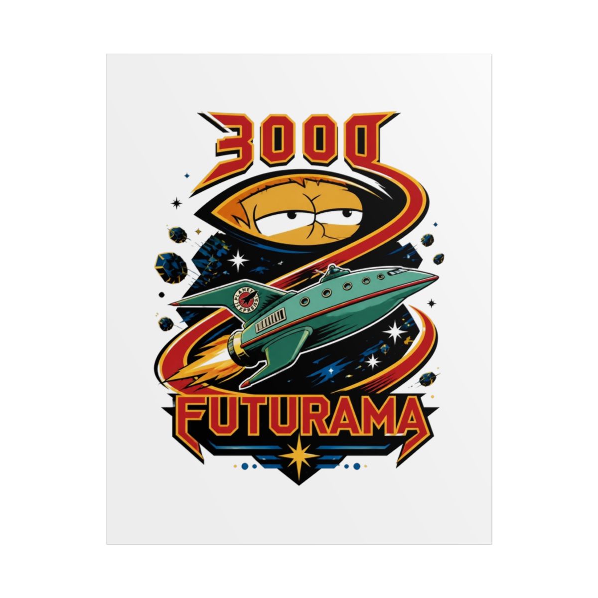 Futurama "Not Sure If" Poster - alternate angle 1, merchandise