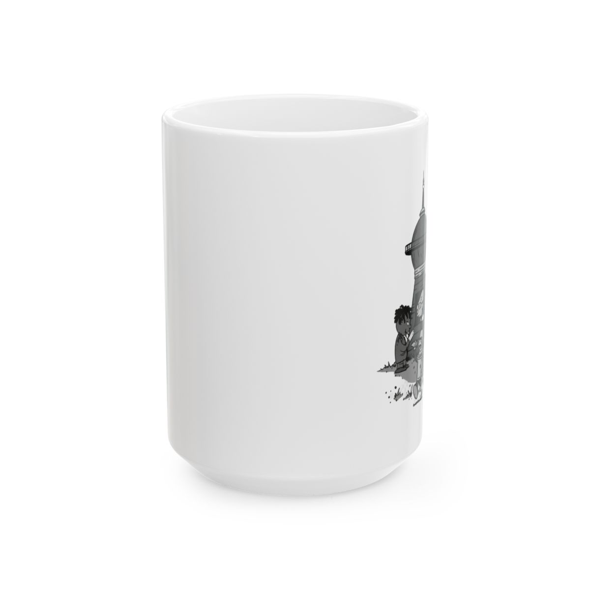 Futurama x Peanuts Style Mashup Mug - alternate angle 2, merchandise