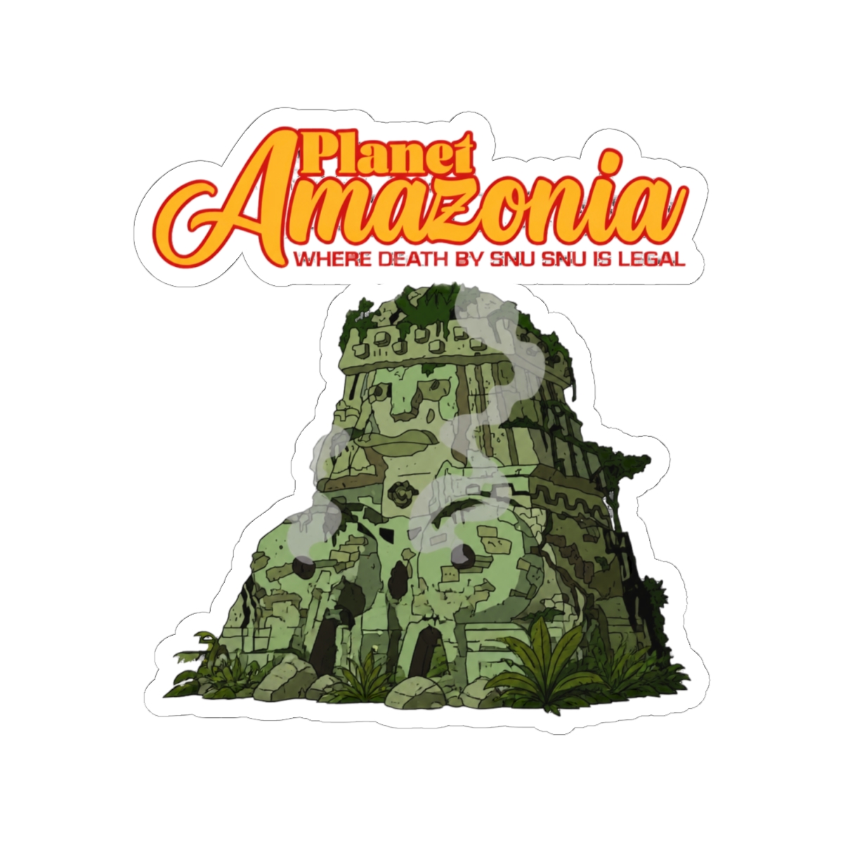 Planet Amazonia Sticker - alternate angle 1, merchandise