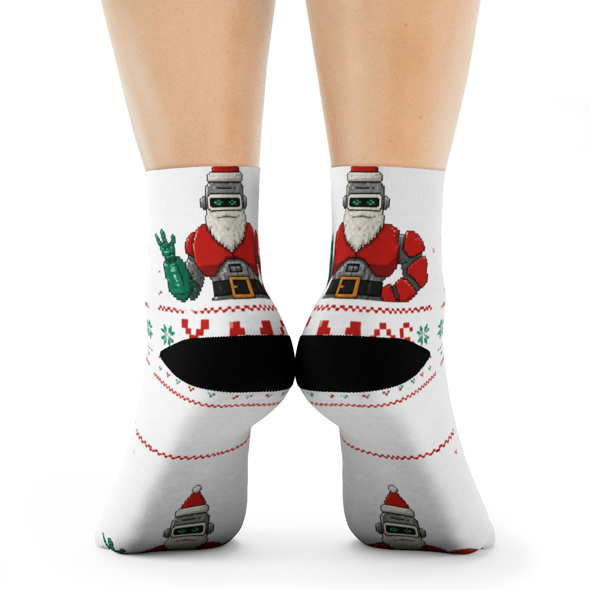 Merry Robo X-mas T-Shirts - alternate angle 1, merchandise