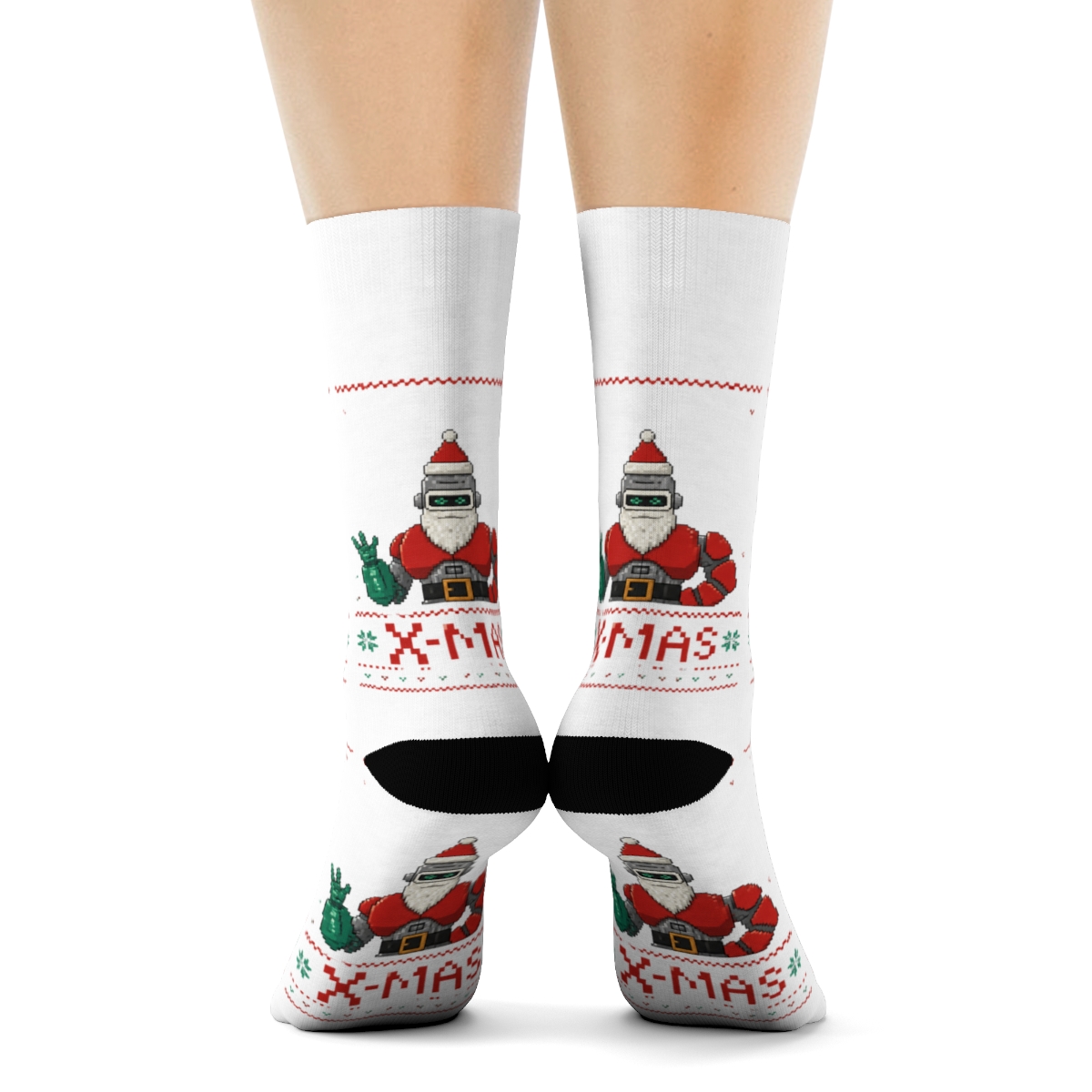 Merry Robo X-mas T-Shirts - alternate angle 2, merchandise