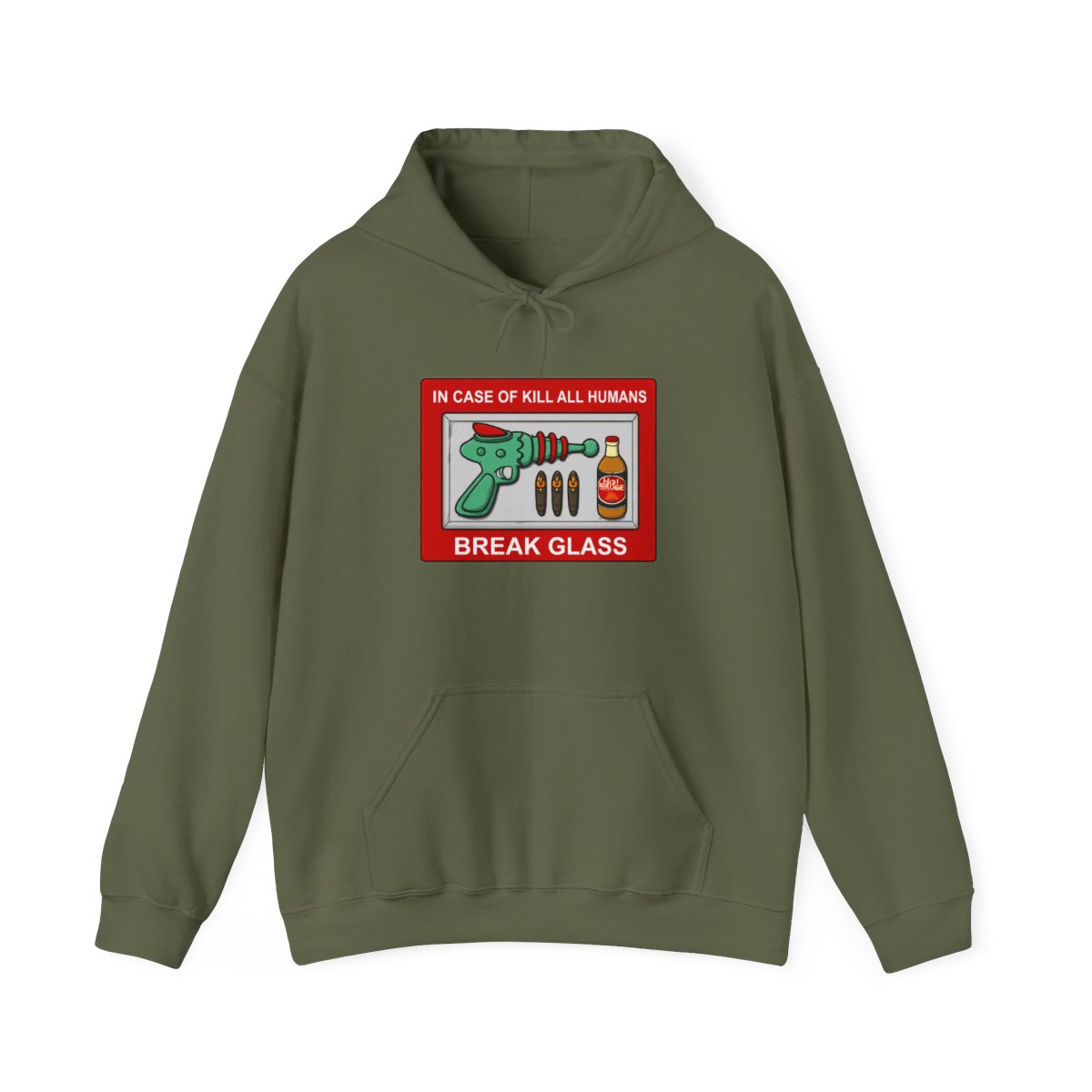In case of Kill all Humans Hoodie - alternate angle 2, merchandise