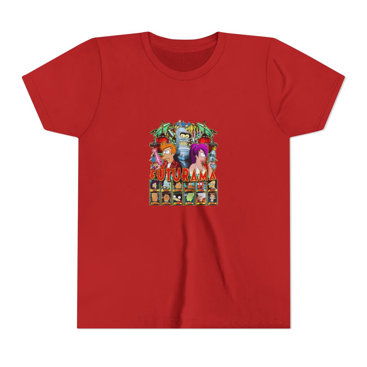 Futurama Sci-Fi Comedy Kids T Shirt - Ultimate Fan Gift - alternate angle 5, merchandise