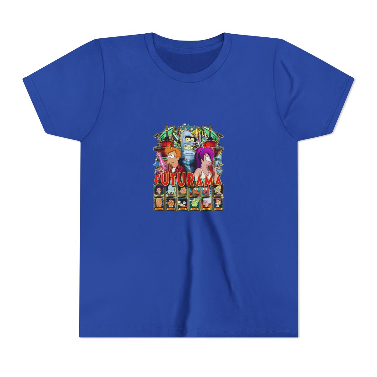 Futurama Sci-Fi Comedy Kids T Shirt - Ultimate Fan Gift - alternate angle 3, merchandise