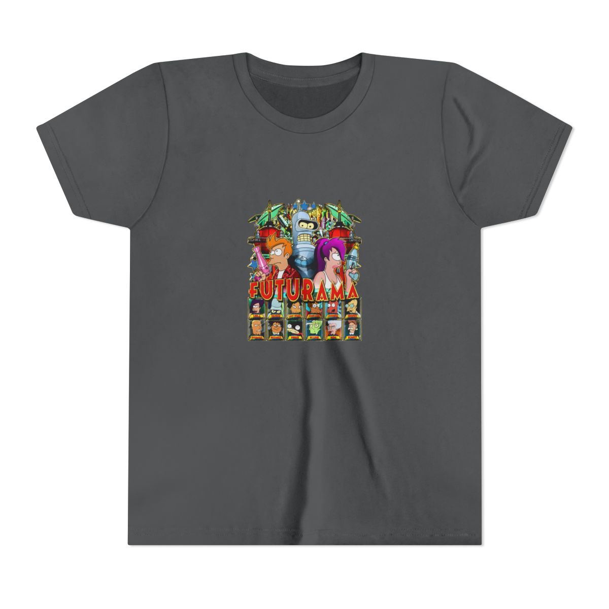 Futurama Sci-Fi Comedy Kids T Shirt - Ultimate Fan Gift - alternate angle 4, merchandise