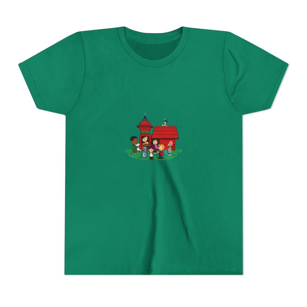 Futurama x Peanuts Style Mashup Kids Kids T Shirt - alternate angle 3, merchandise