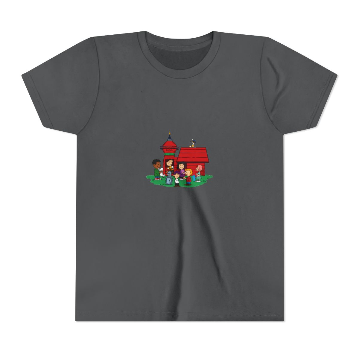 Futurama x Peanuts Style Mashup Kids Kids T Shirt - alternate angle 5, merchandise