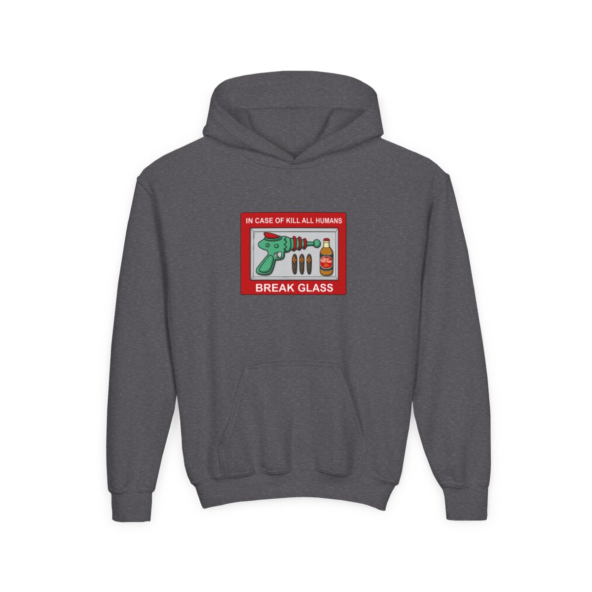 In case of Kill all Humans Kids Hoodie - alternate angle 3, merchandise