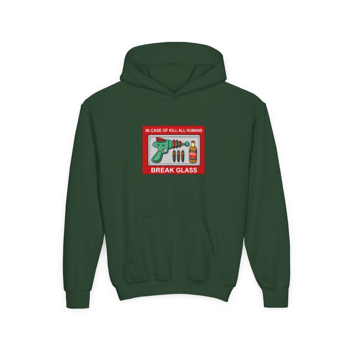 In case of Kill all Humans Kids Hoodie - alternate angle 2, merchandise