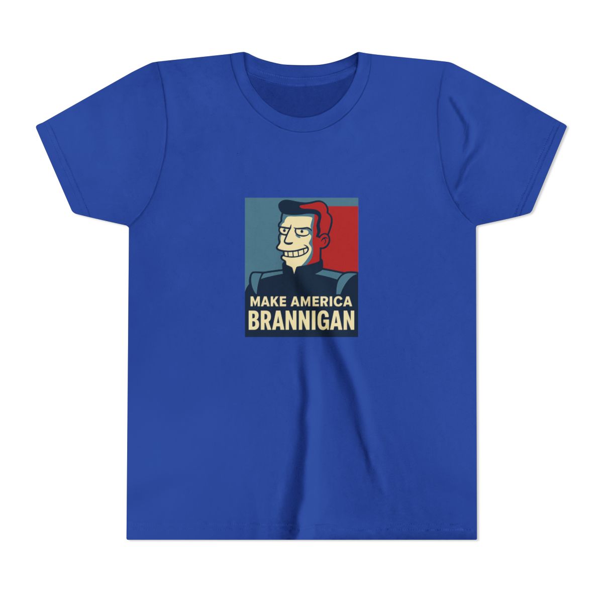 Make America Brannigan Futurama Kids T-Shirt - alternate angle 4, merchandise