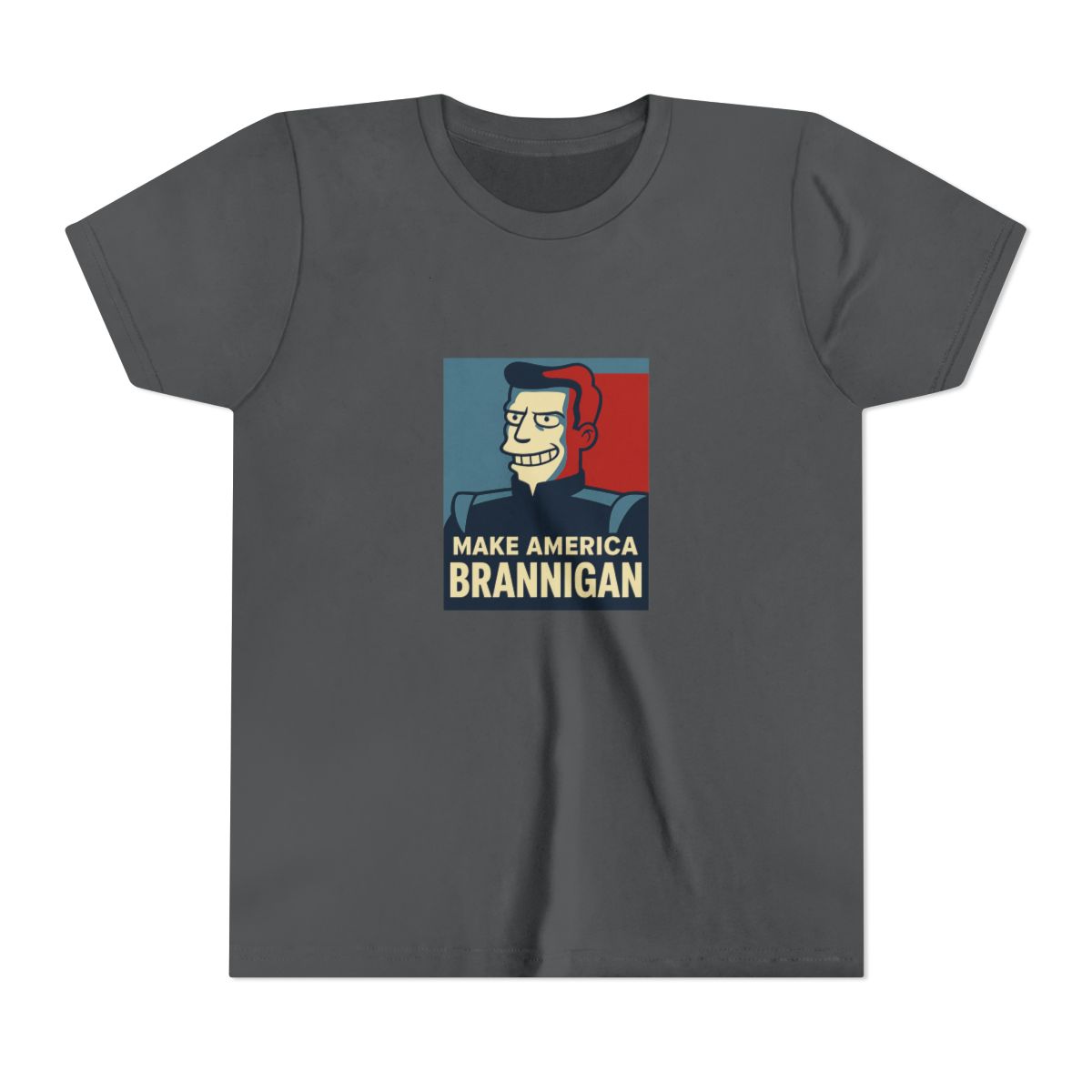 Make America Brannigan Futurama Kids T-Shirt - alternate angle 5, merchandise