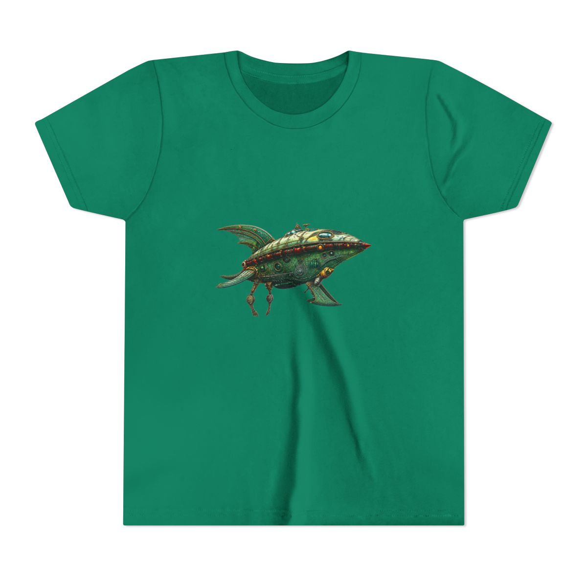 Planet Express and Leela Baseball Kids T Shirt - alternate angle 2, merchandise